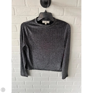 Top Long Sleeve By Lucky Brand In Black & Silver, Size: L