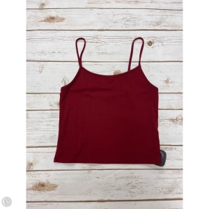 Top Sleeveless Basic By American Eagle In Red, Size: S