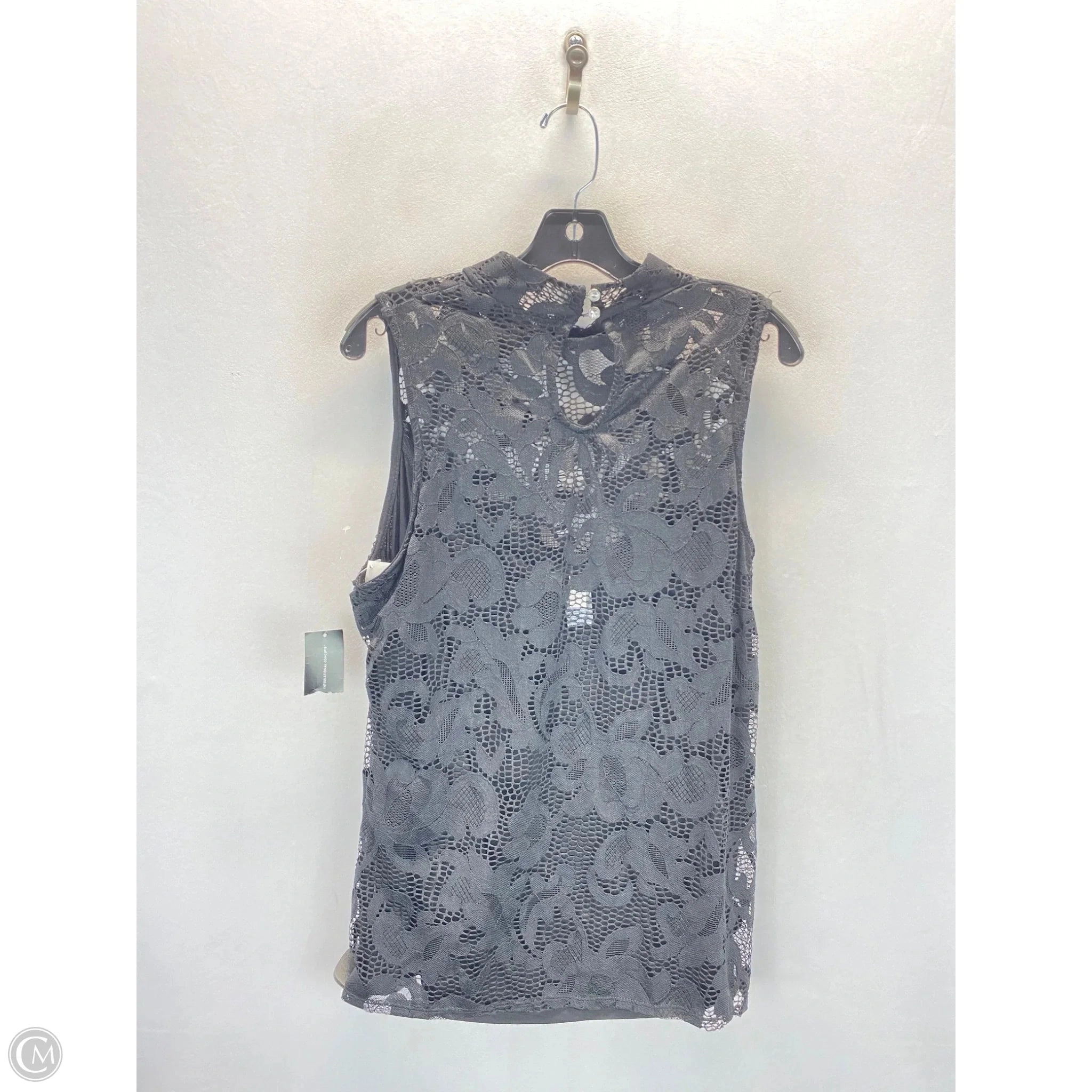 Top Sleeveless Basic By Inc In Black, Size: Xl