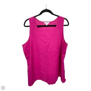 Top Sleeveless Basic By Time And Tru In Purple, Size: Xl