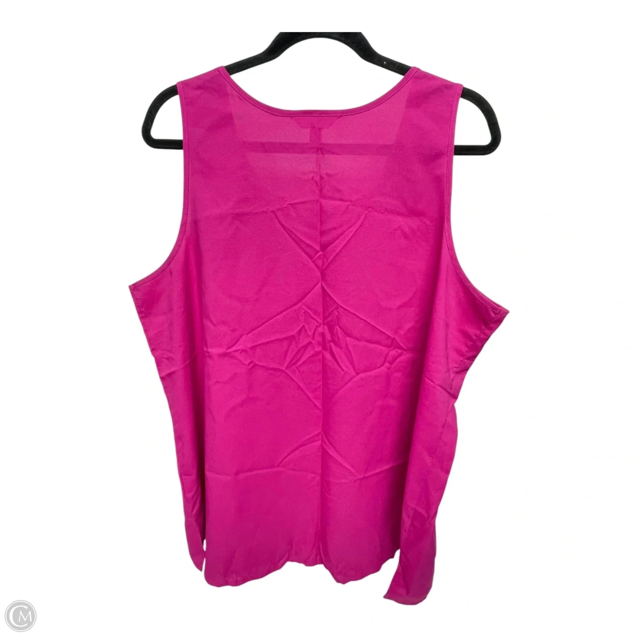 Top Sleeveless Basic By Time And Tru In Purple, Size: Xl