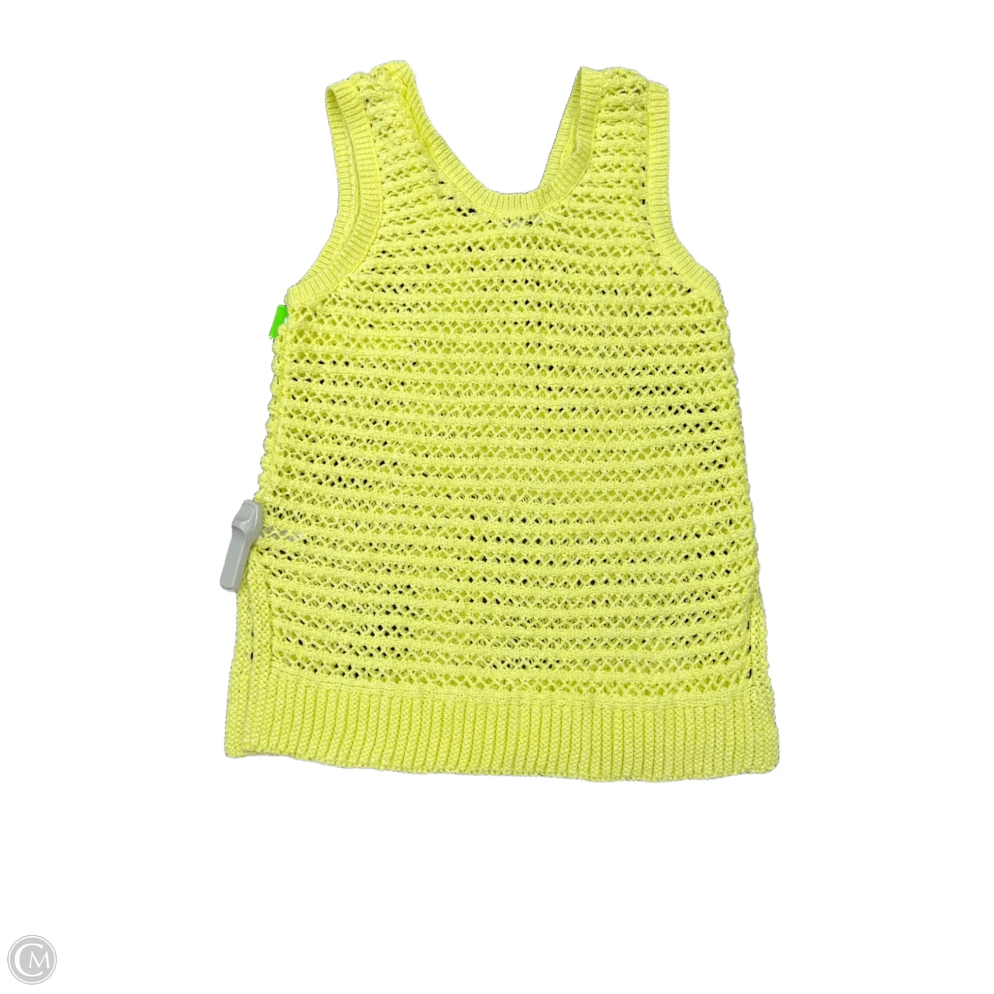 Top Sleeveless By 525 In Yellow, Size: L