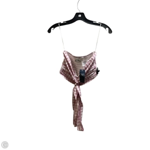 Top Sleeveless By Abercrombie And Fitch In Plaid Pattern, Size: Xs