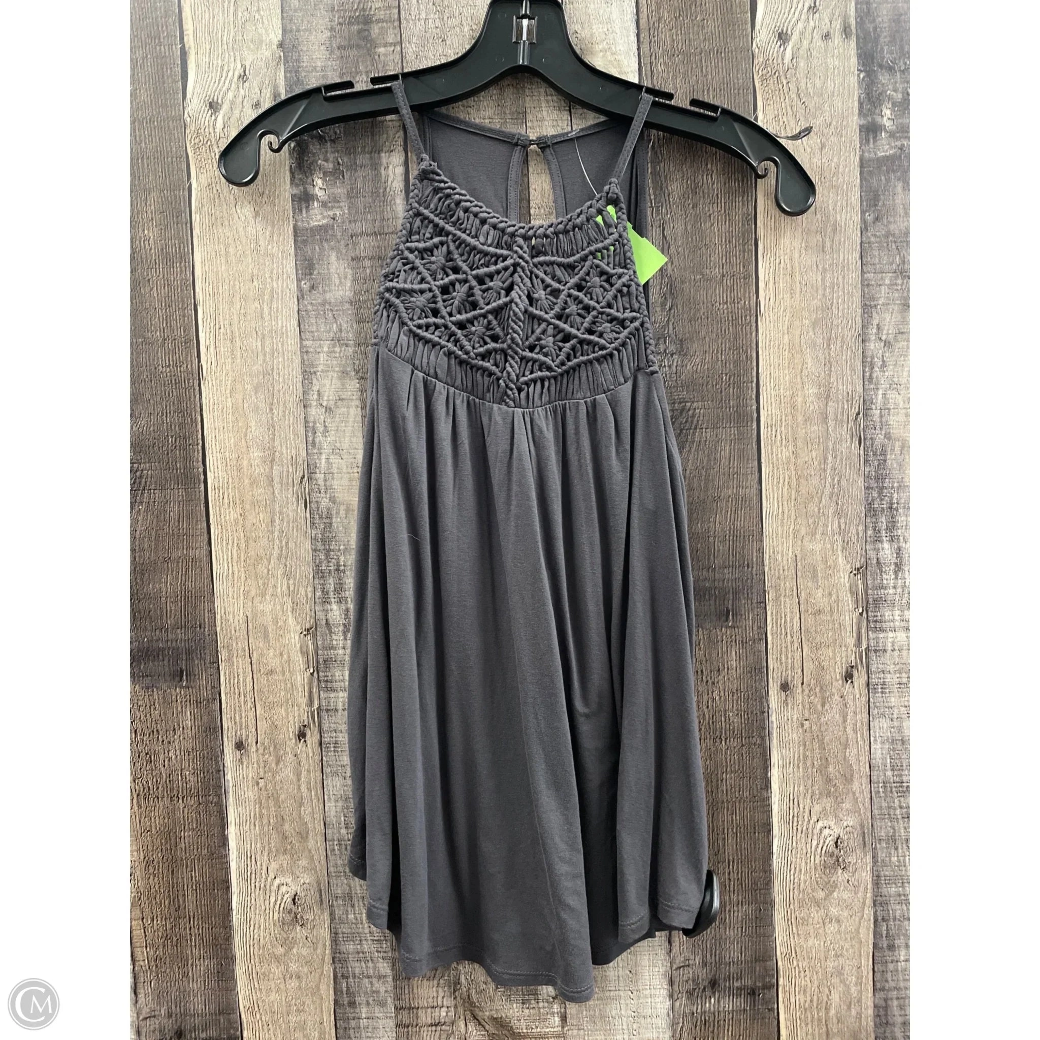 Top Sleeveless By American Eagle In Grey, Size: M