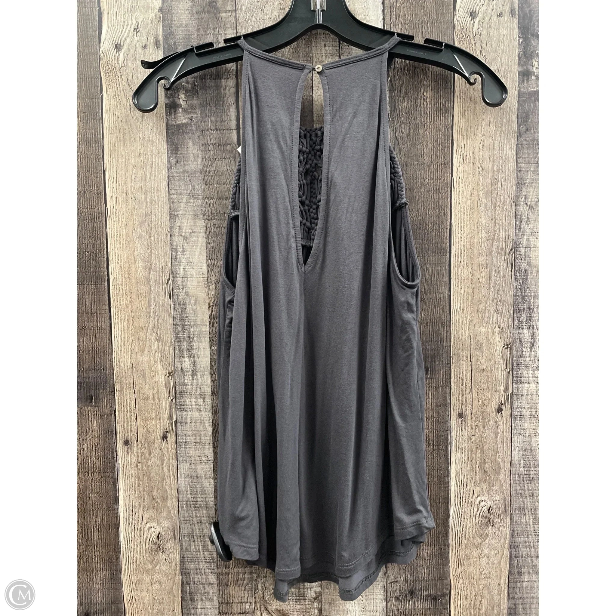 Top Sleeveless By American Eagle In Grey, Size: M