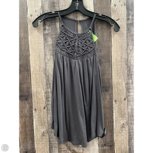Top Sleeveless By American Eagle In Grey, Size: M