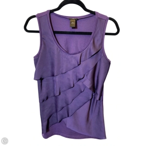 Top Sleeveless By Ann Taylor In Purple, Size: S