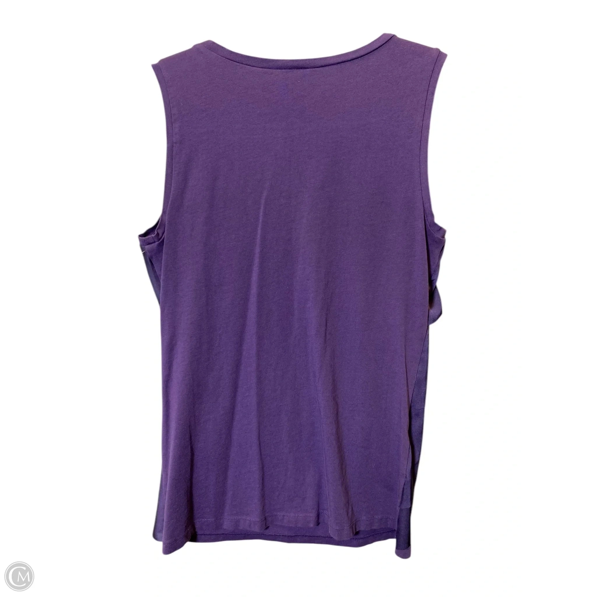Top Sleeveless By Ann Taylor In Purple, Size: S
