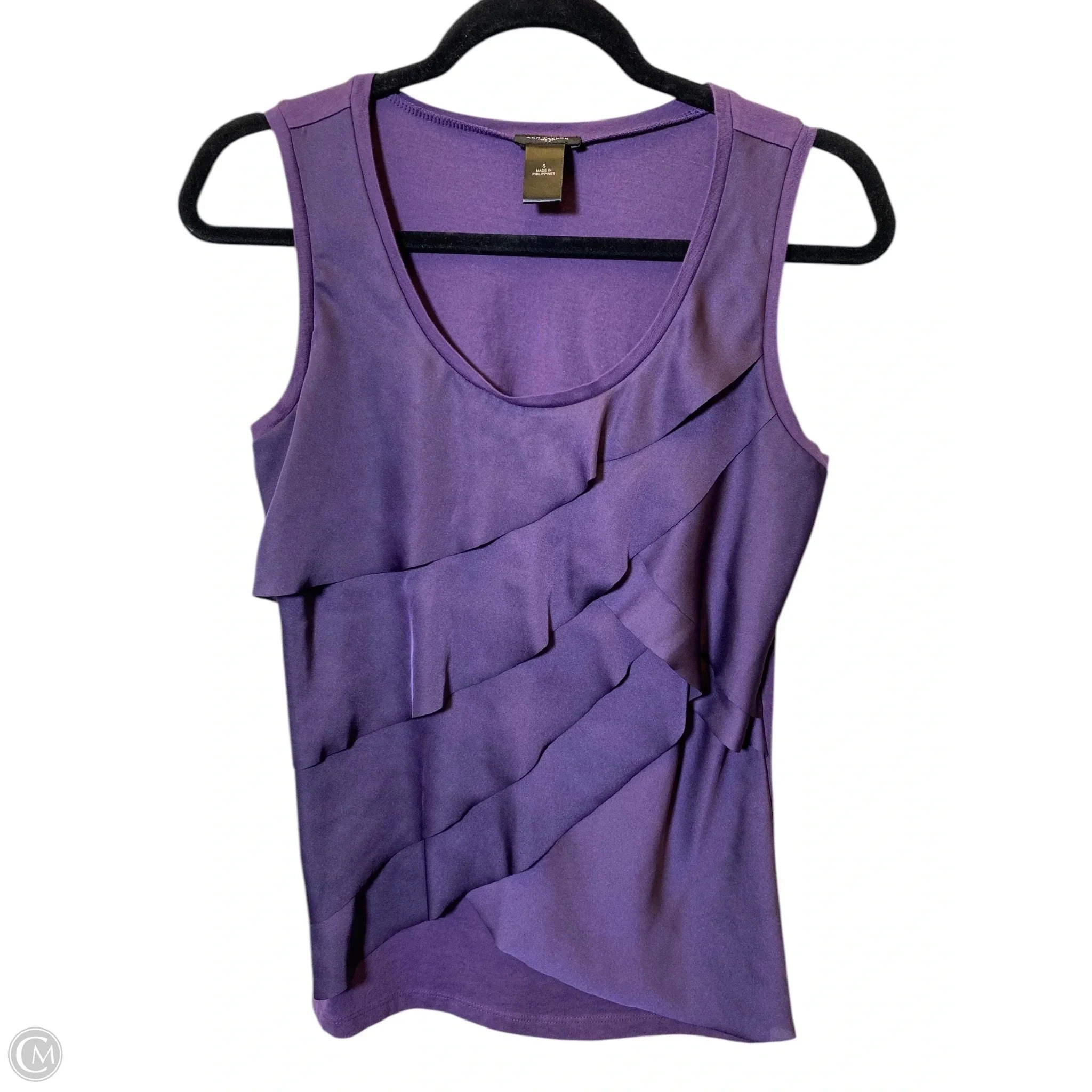 Top Sleeveless By Ann Taylor In Purple, Size: S