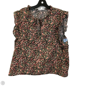Top Sleeveless By Bb Dakota In Floral Print, Size: Xl