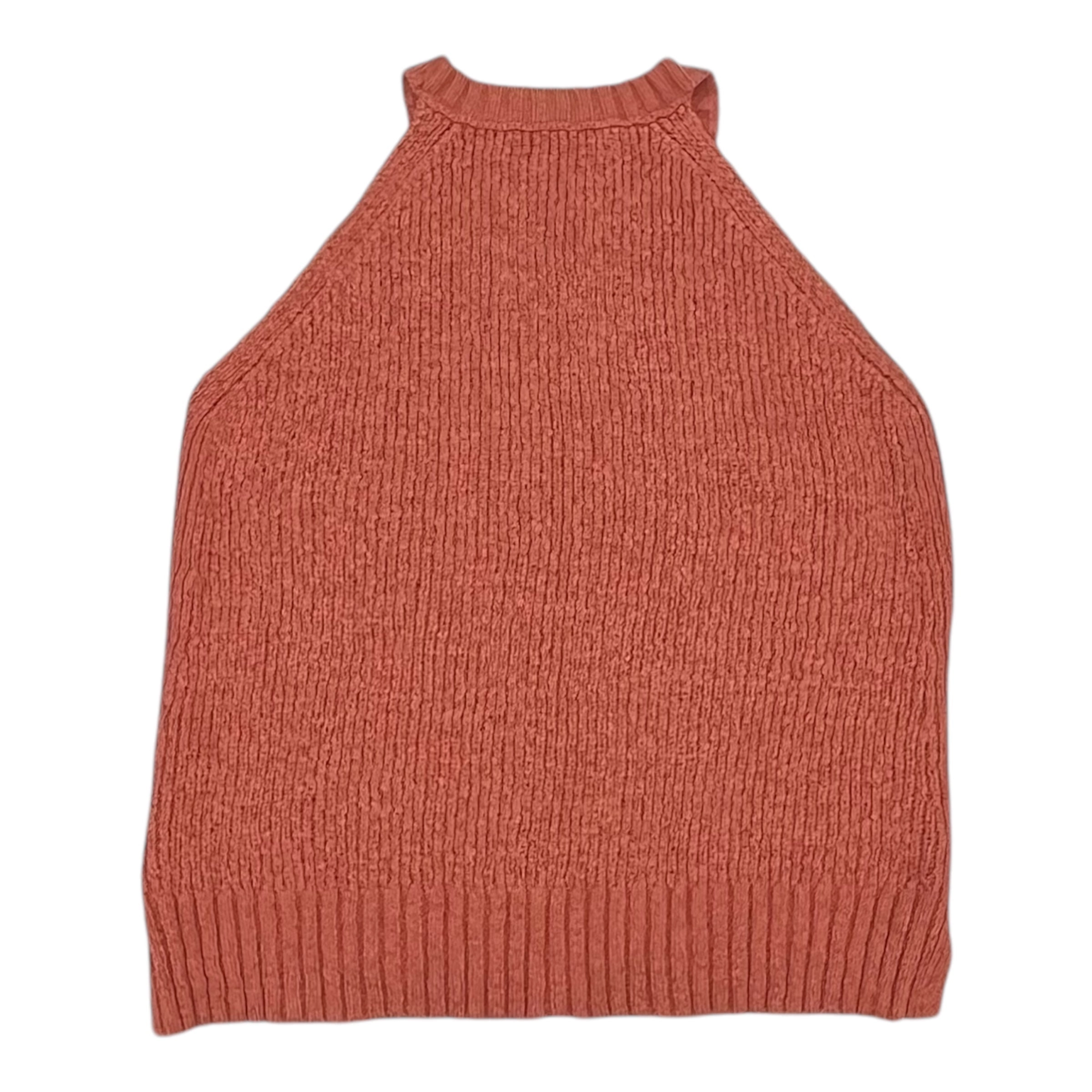 Top Sleeveless By Clothes Mentor In Orange, Size:L