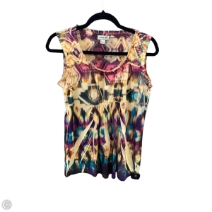 Top Sleeveless By Emerald In Multi-colored, Size: M