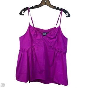 Top Sleeveless By Gap In Purple, Size: M