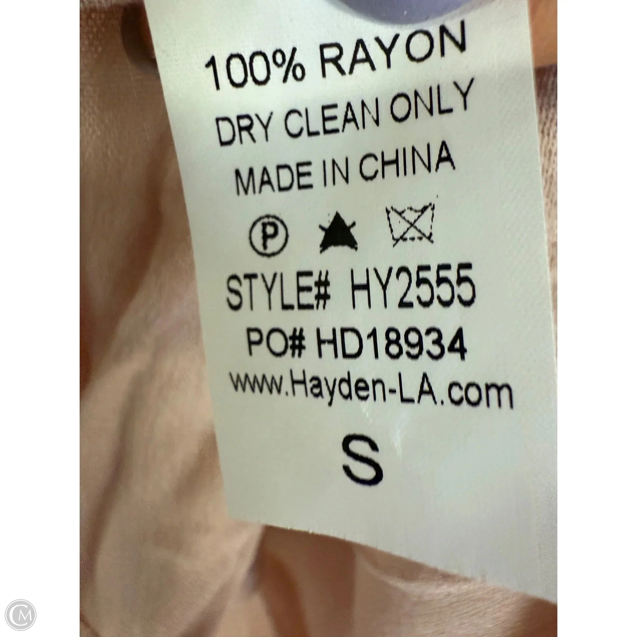Top Sleeveless By Hayden La In Pink, Size: S