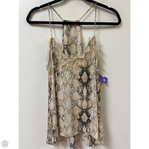 Top Sleeveless By Impeccable Pig In Snakeskin Print, Size: M