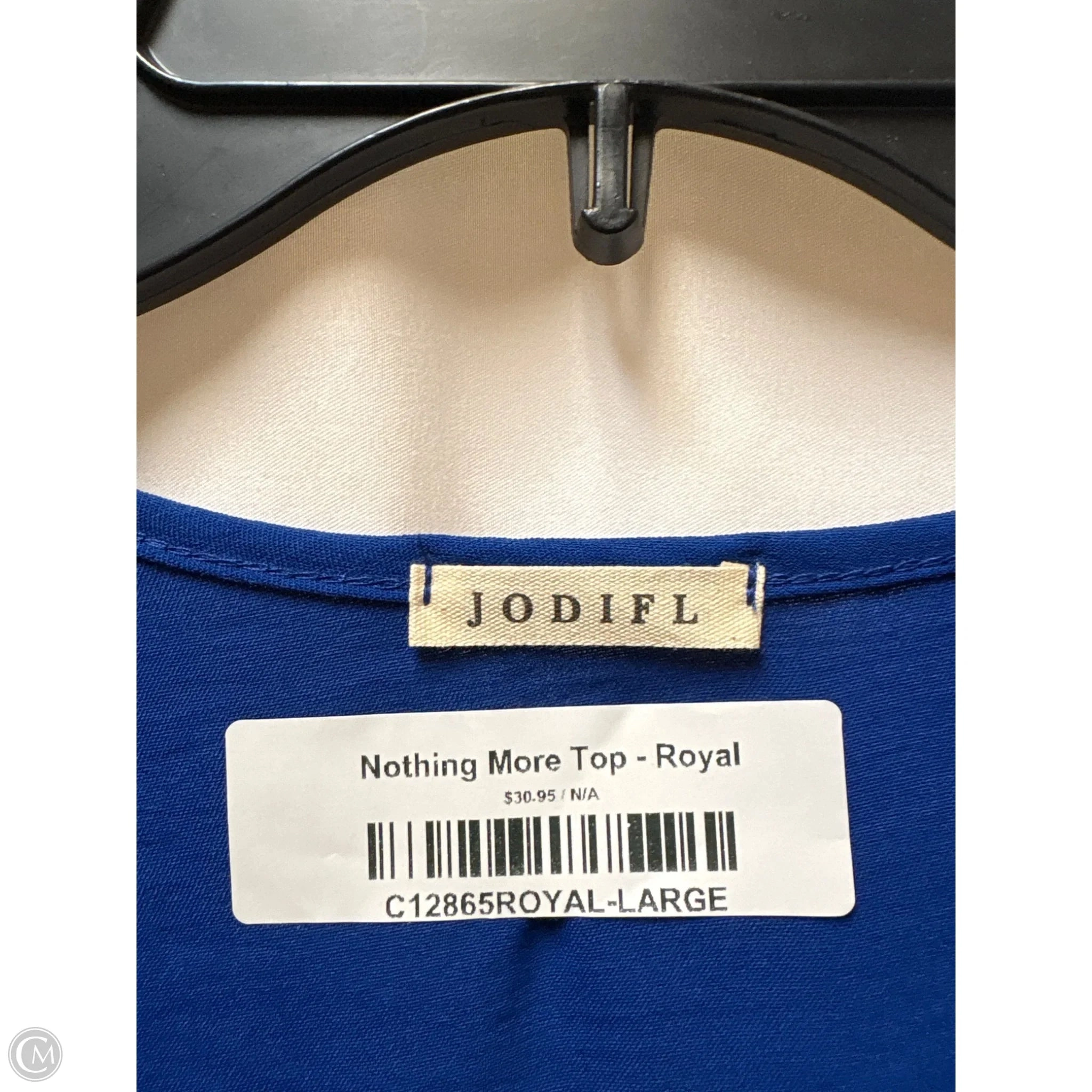 Top Sleeveless By Jodifl In Blue, Size: L