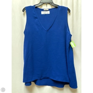 Top Sleeveless By Jodifl In Blue, Size: L