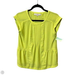 Top Sleeveless By Loft In Chartreuse, Size: Xs