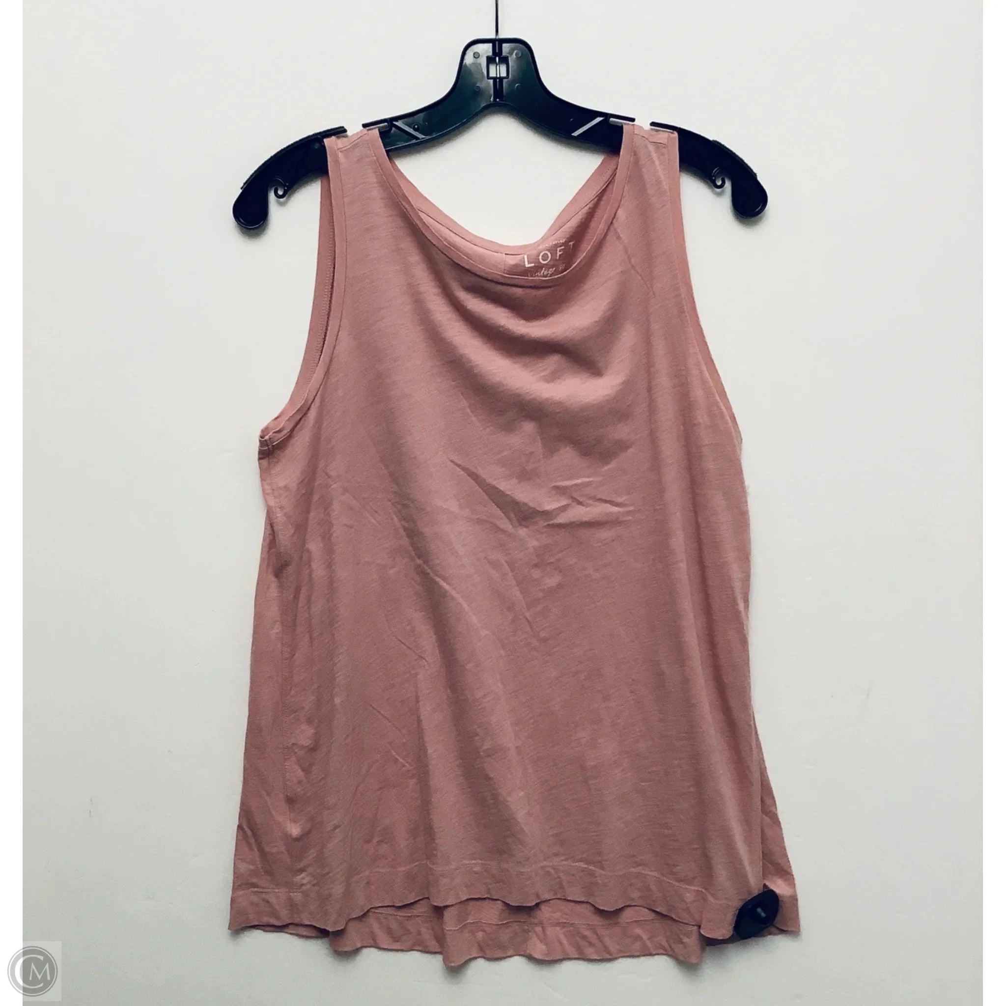 Top Sleeveless By Loft In Pink, Size: M