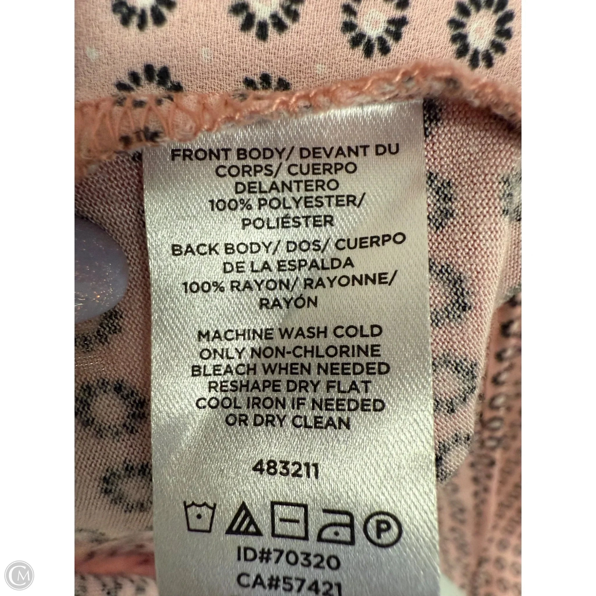 Top Sleeveless By Loft In Pink, Size: Sp