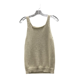 Top Sleeveless By Loft In Tan, Size:M