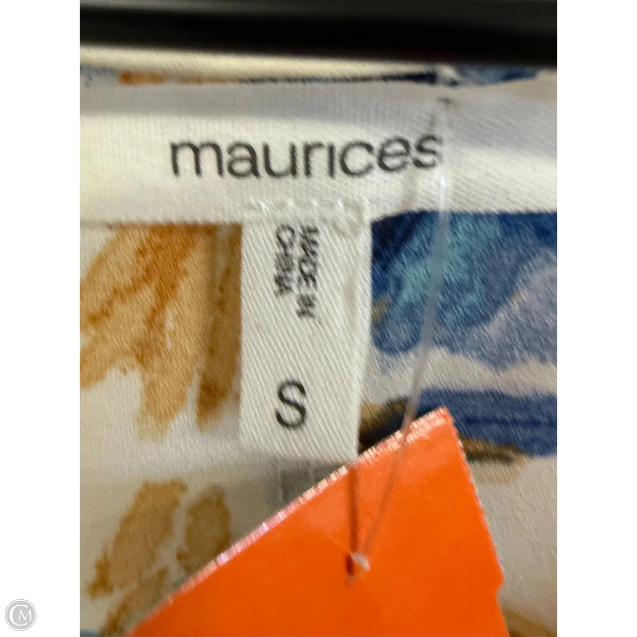 Top Sleeveless By Maurices In Floral Print, Size: S