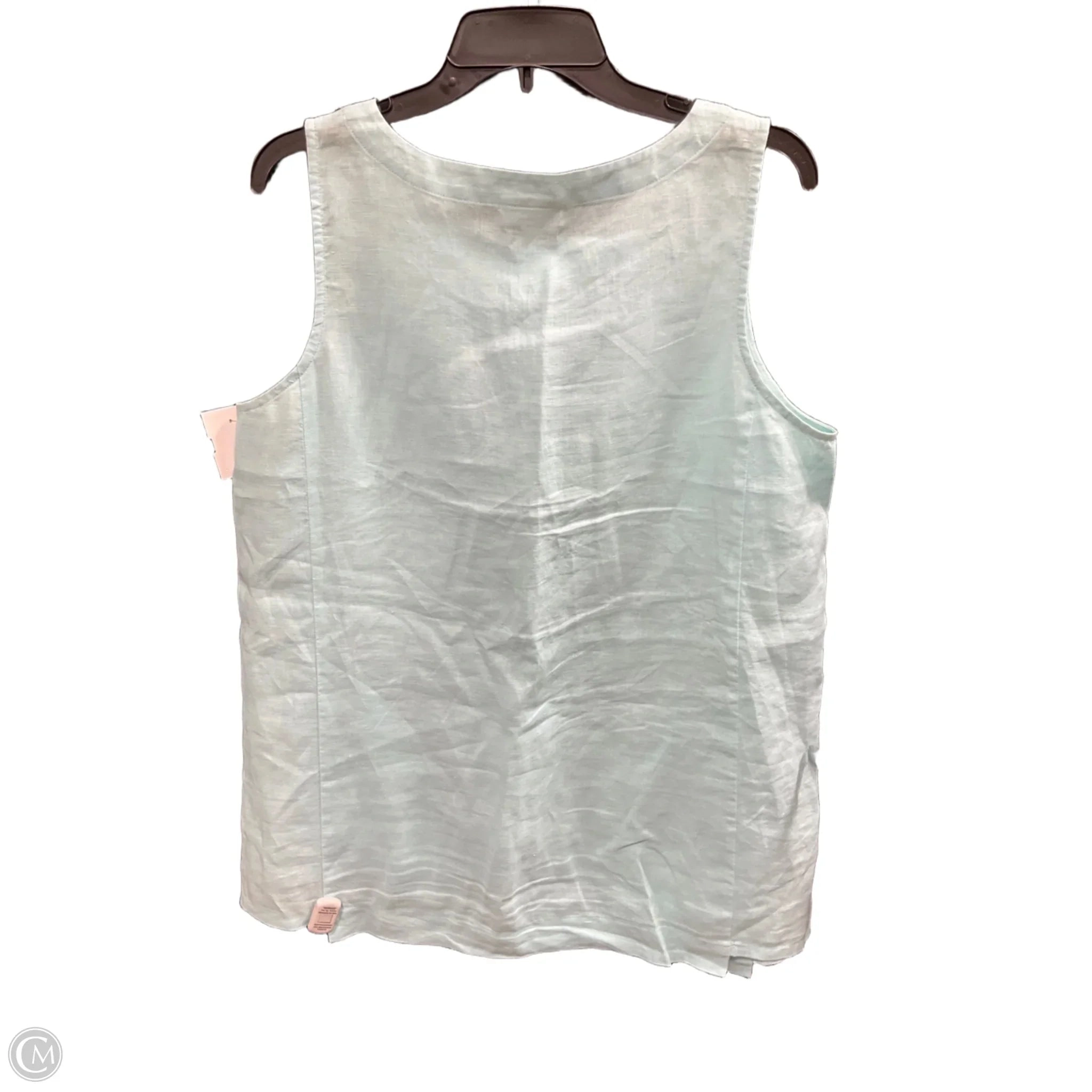 Top Sleeveless By Pure Jill In Aqua, Size: M