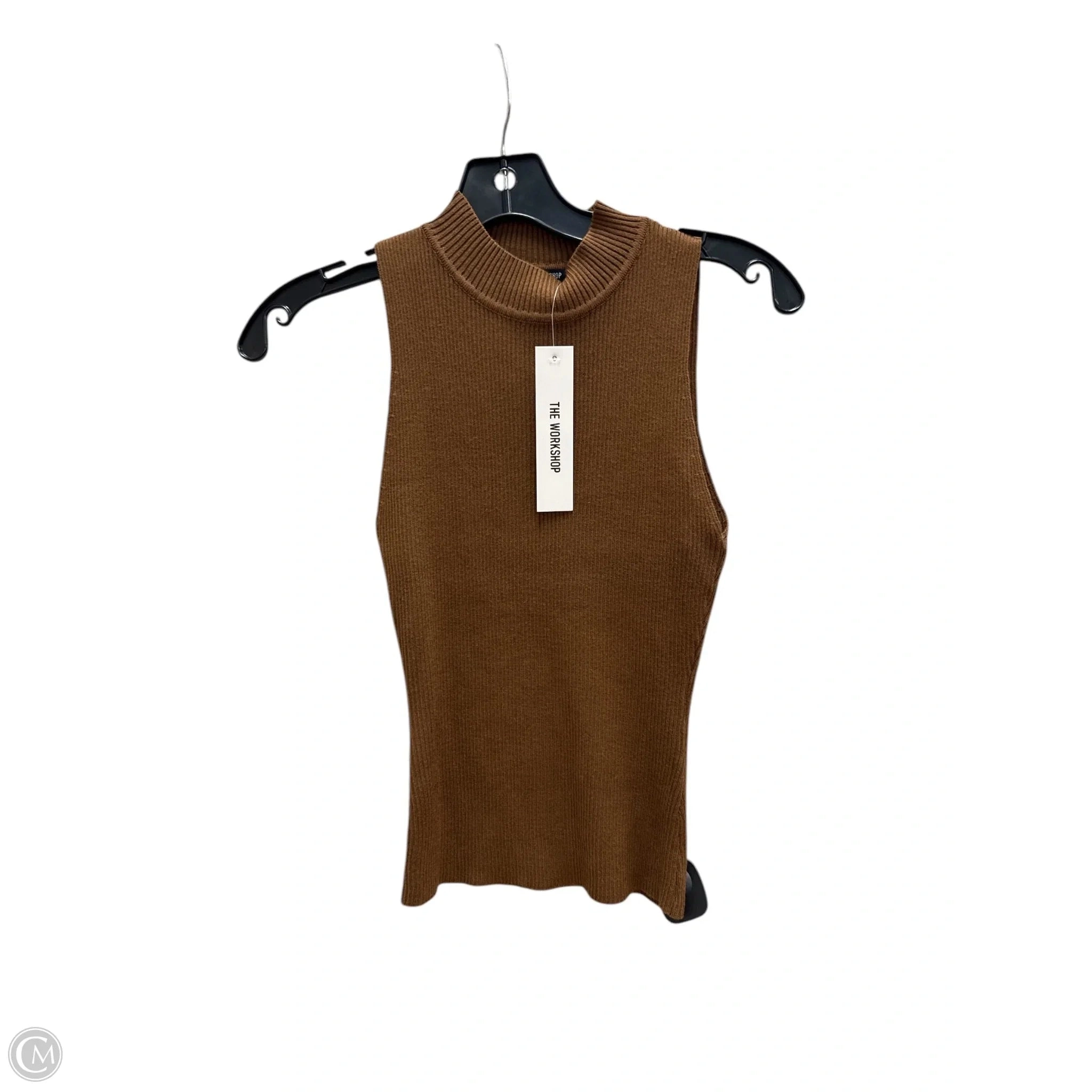 Top Sleeveless By The Workshop In Brown, Size: S