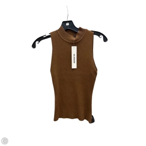 Top Sleeveless By The Workshop In Brown, Size: S