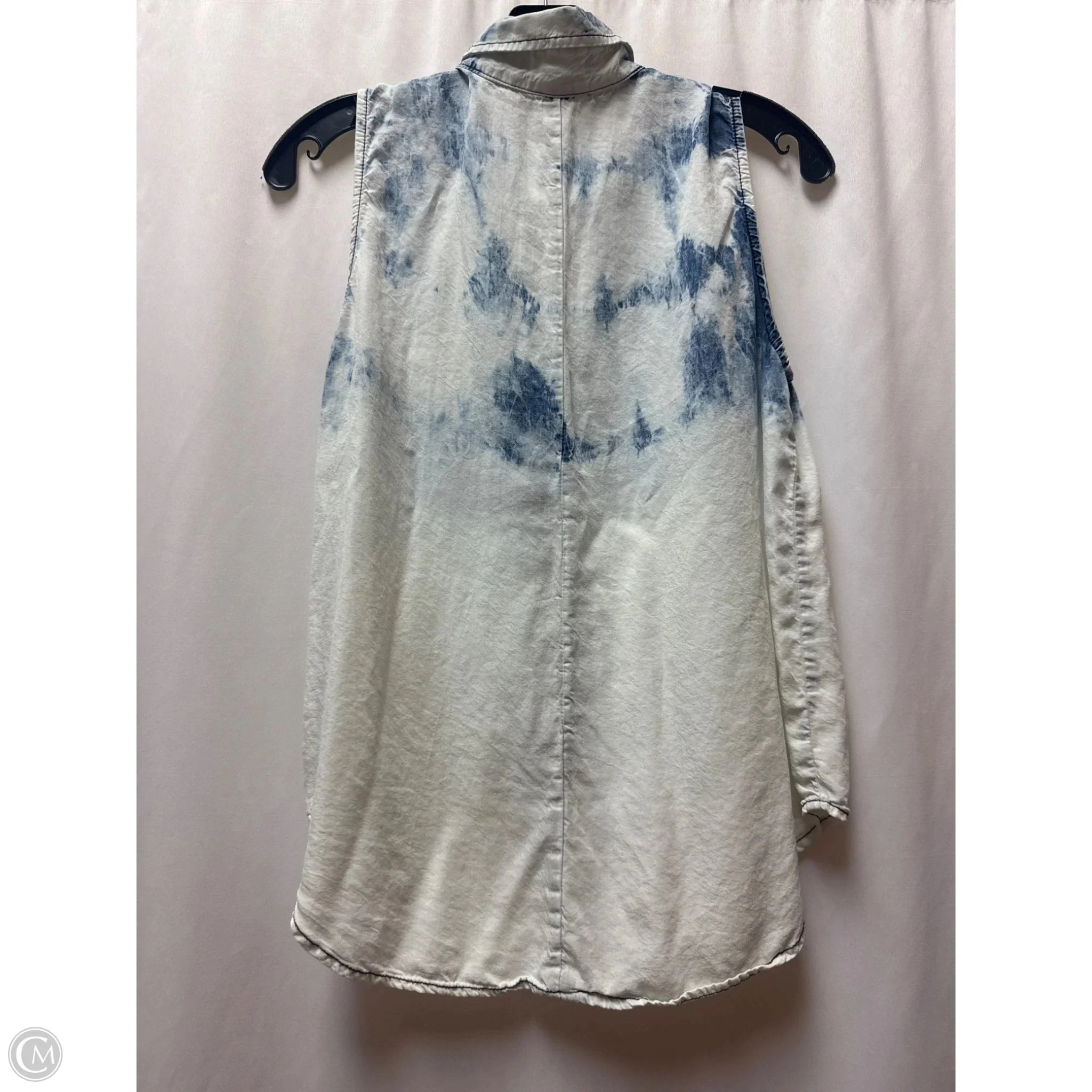 Top Sleeveless By Velvet Heart In Blue, Size: M
