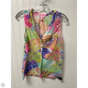Top Sleeveless Designer By Lilly Pulitzer In Multi-colored, Size: S