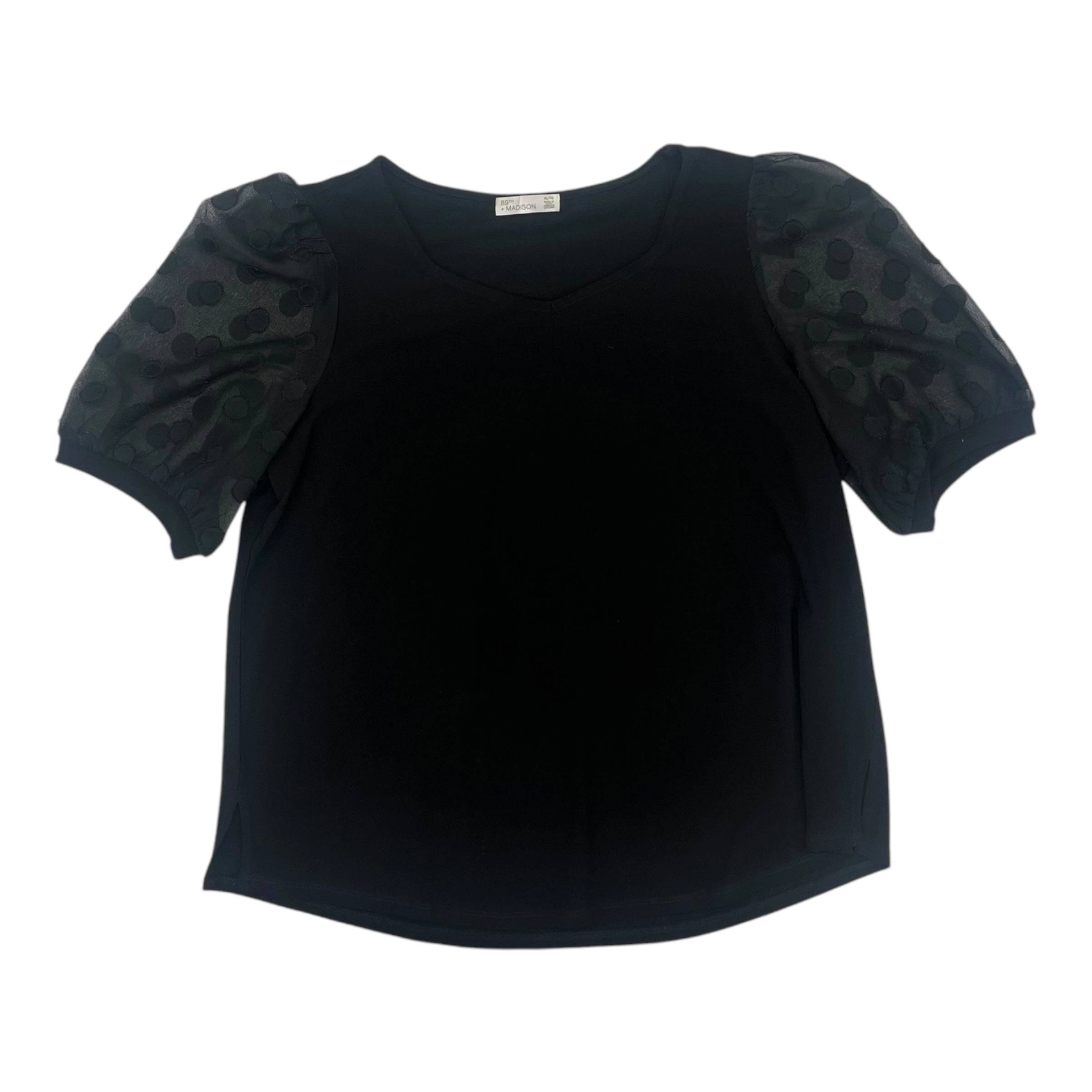 Top Ss By 89Th And Madison In Black, Size:Xl