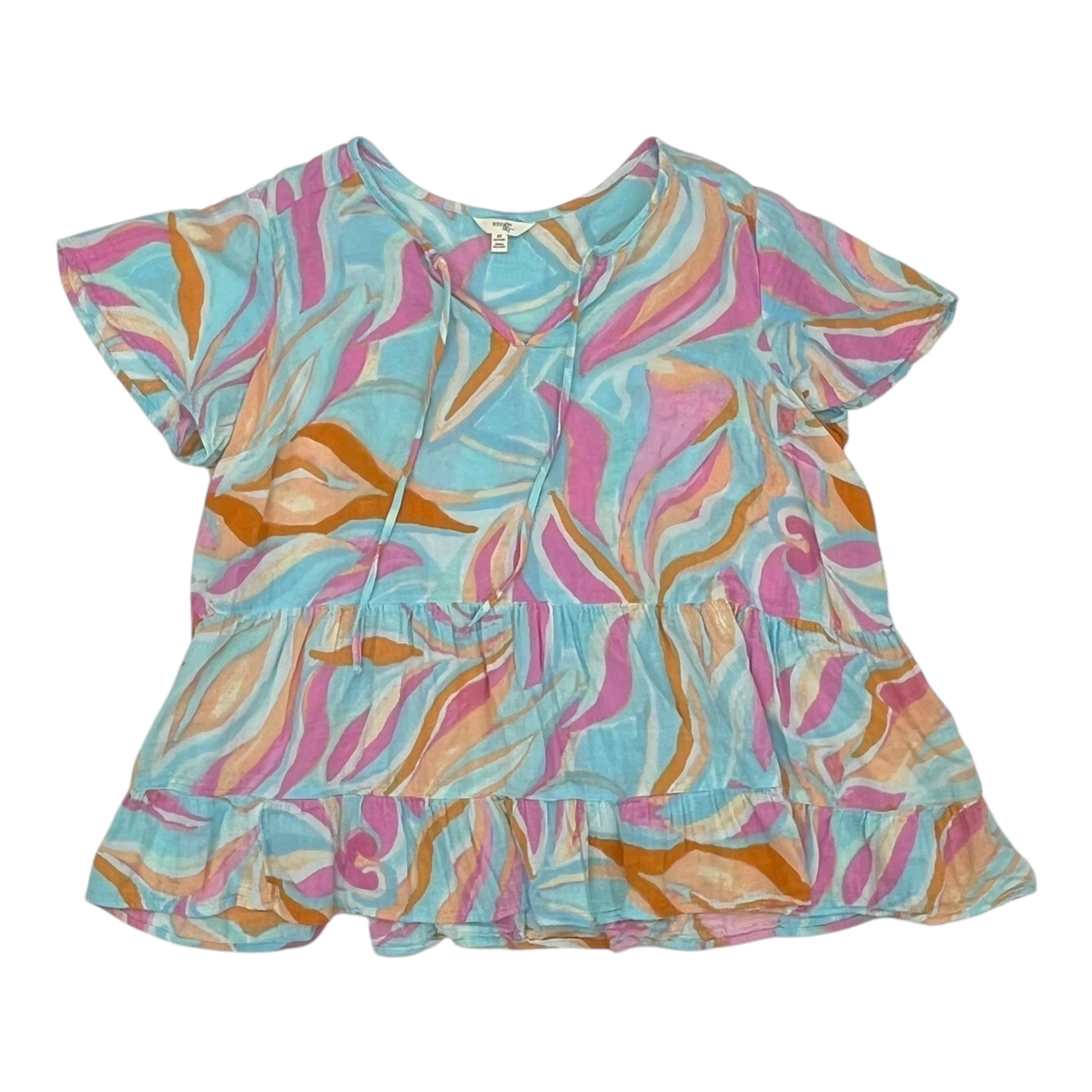 Top Ss By Terra & Sky In Multi, Size:2X