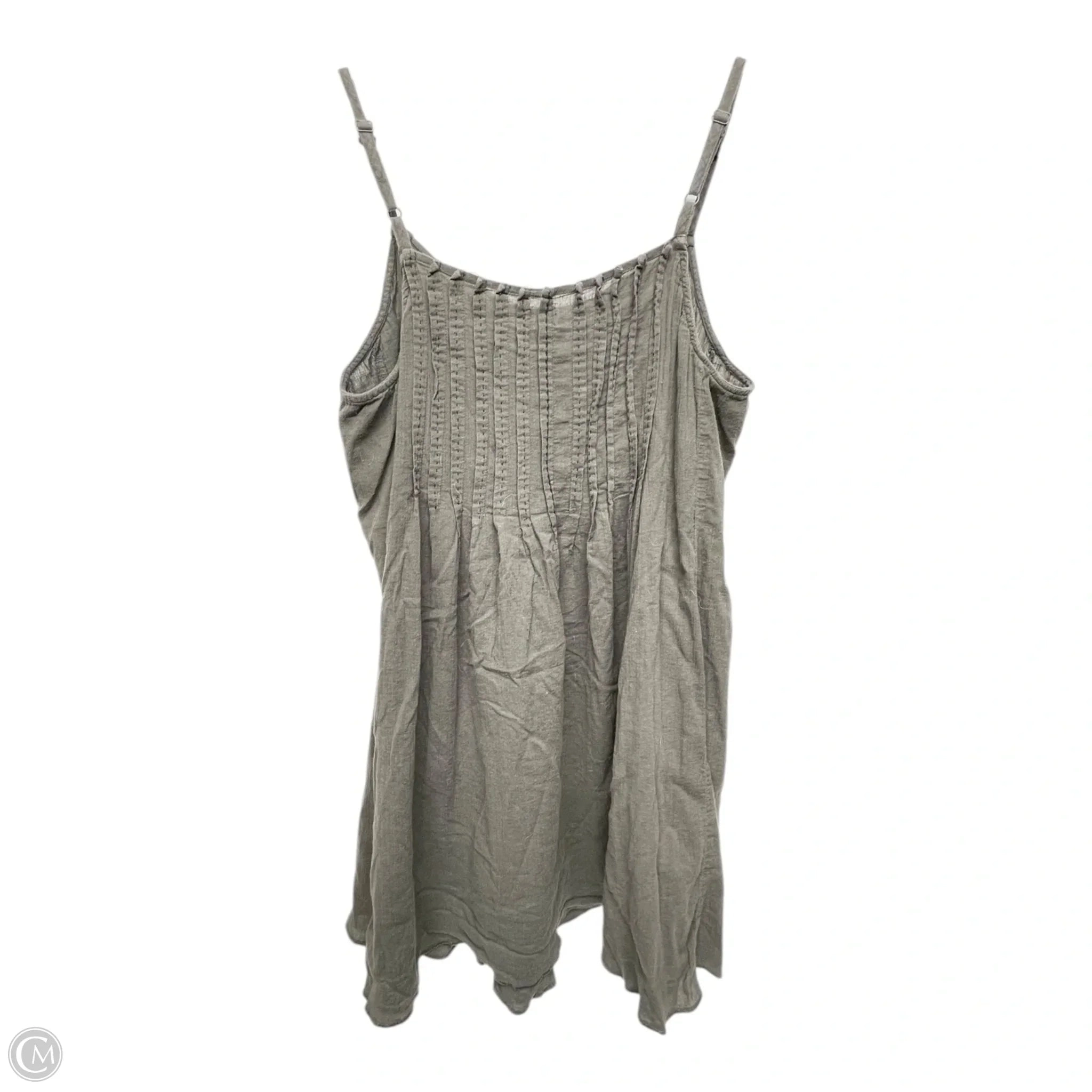 Tunic Sleeveless By Converse In Grey, Size: Xl