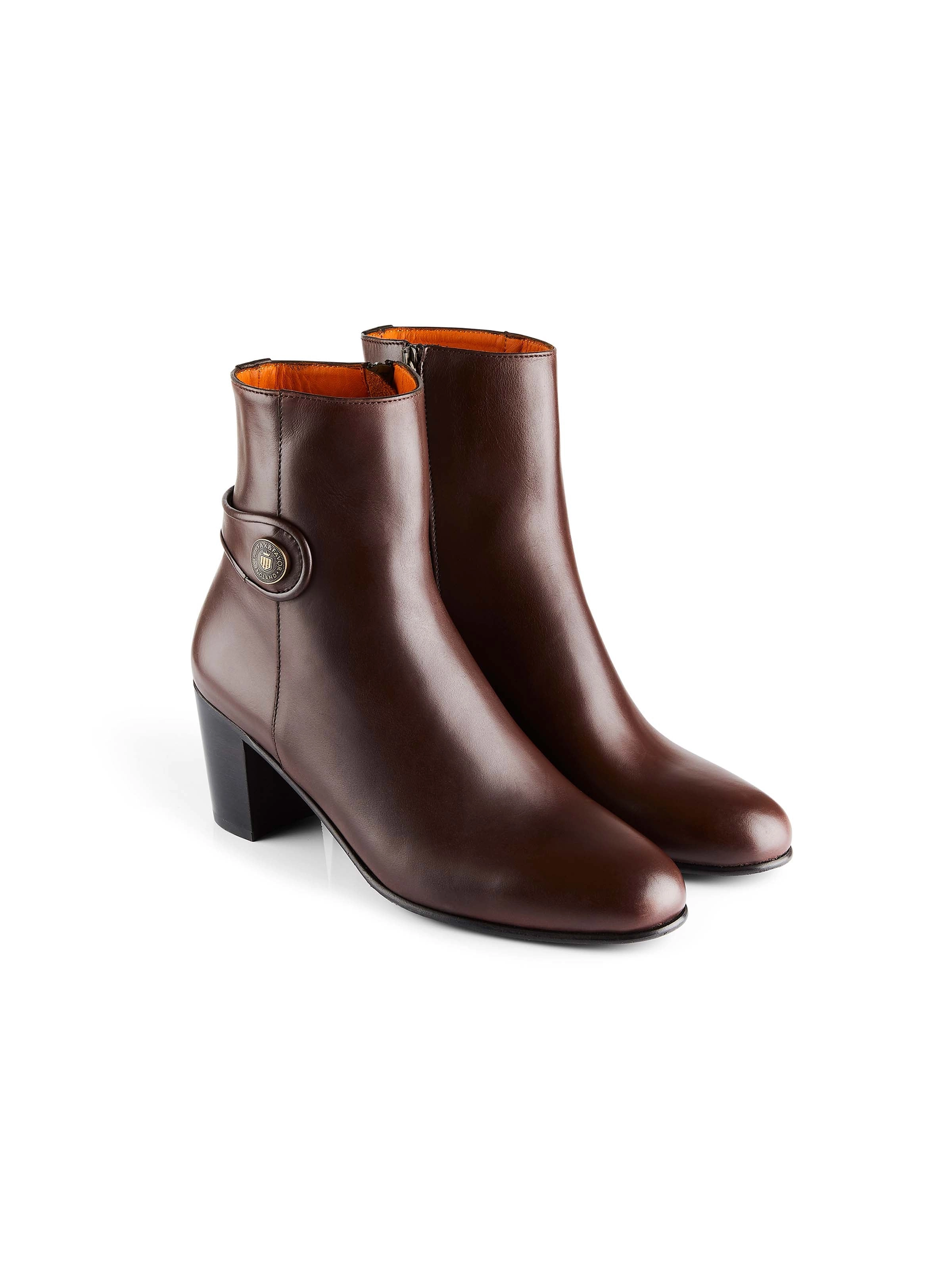 Upton Ankle Boot - Mahogany Leather