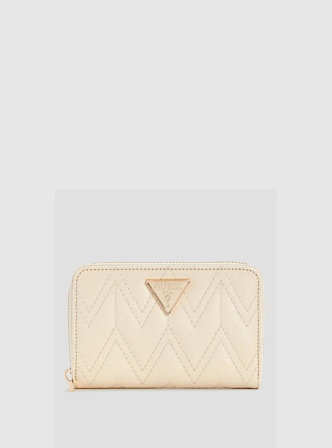 White Adelard Medium Wallet