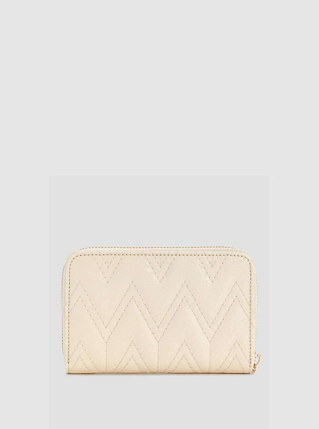 White Adelard Medium Wallet