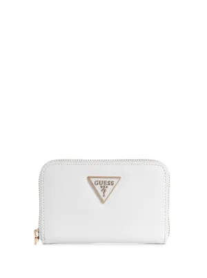 White Meridian Medium Wallet