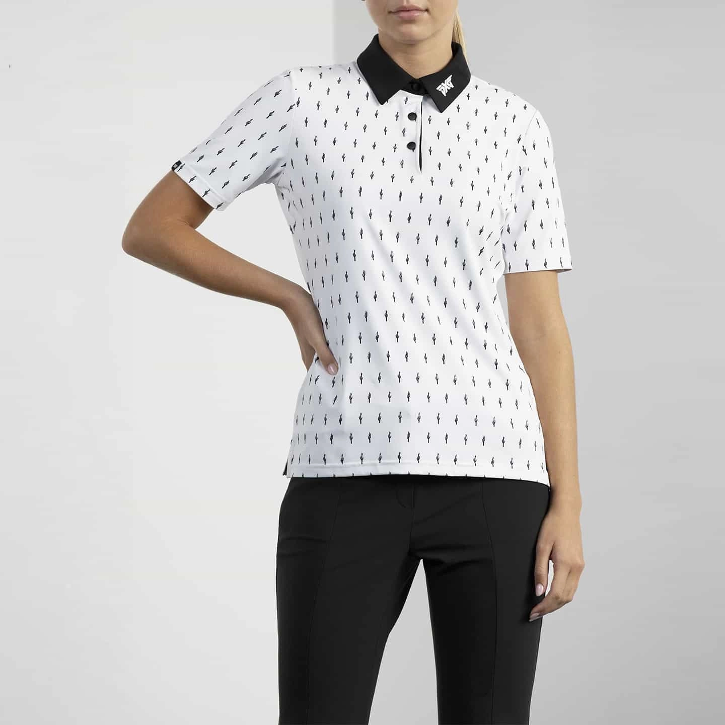 Women's Cactus Print Polo