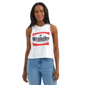 Women's Wrangler Festival Crop Tank #112361879